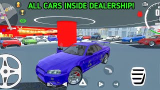 Car Simulator 2  All Cars Inside Dealership  Cars Collection  Car Games Android Gameplay