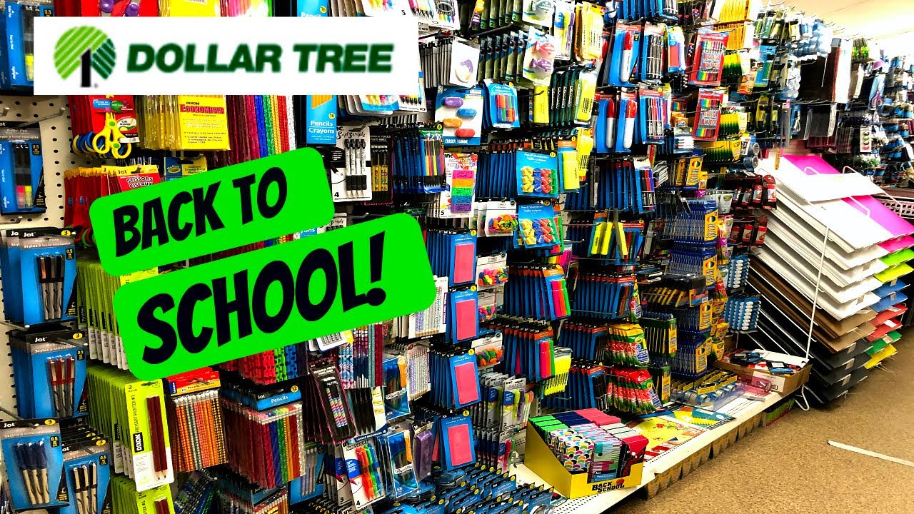 DOLLAR TREE BACK TO SCHOOL SUPPLIES SHOPPING ON A BUDGET! YouTube