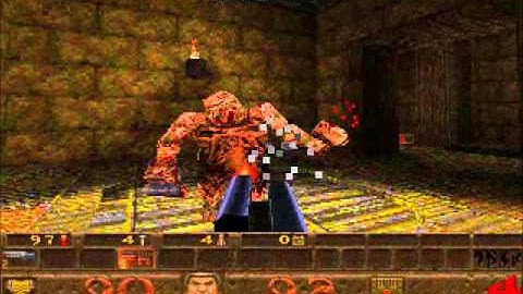 Quake (DOS): DOSBox recording demonstration