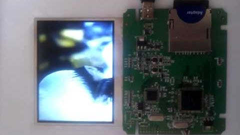 Omnima LCD MJPEG video playback