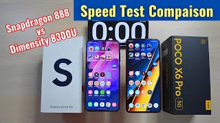 Samsung S21 FE 888 vs POCO X6 Pro  Speed Test Comparison (Performance, Benchmark, etc)