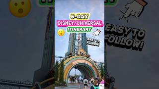 EASY 5-Day Disney World & Universal Itinerary! 😮🎢(Epic Universe Included)