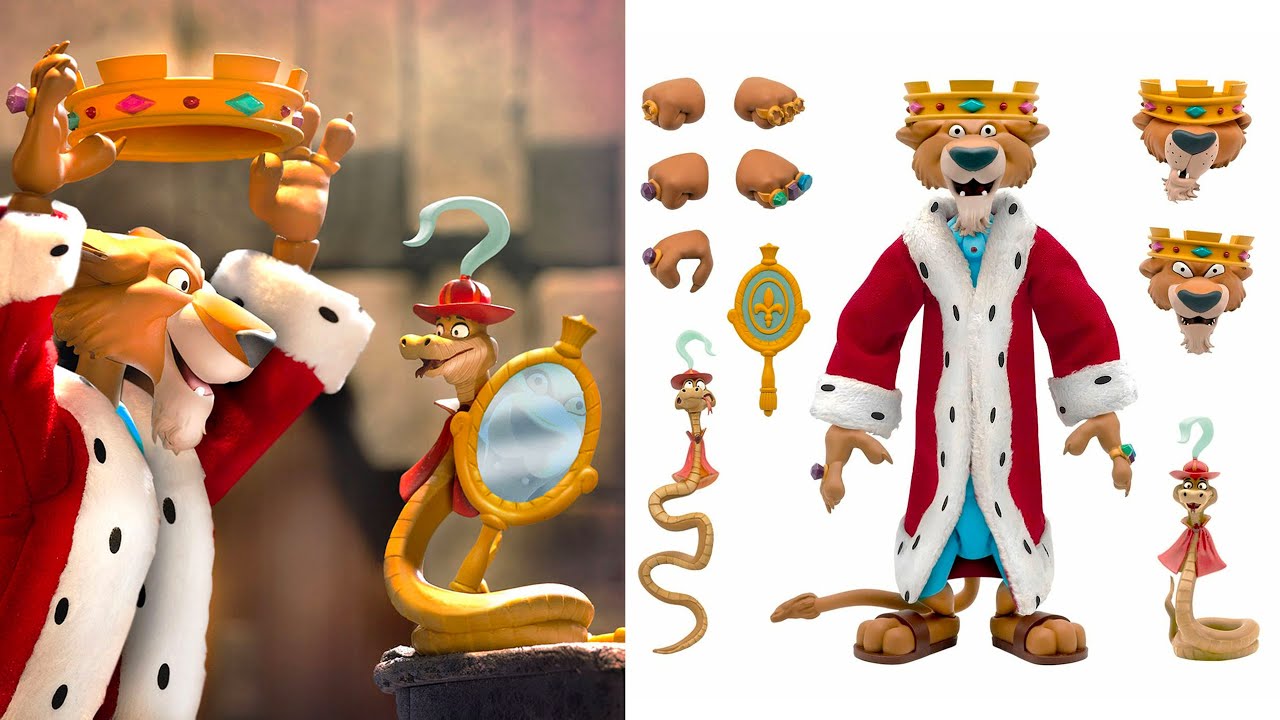 Disney Super7 Ultimates Robin Hood Prince John Figure Unboxing and