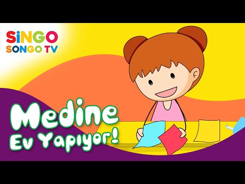 MEDİNE Ev Yapıyor 🏡 – SingoSongo TV I İsme Özel Çocuk Şarkıları 🎵