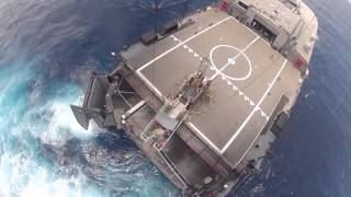 Military News Clip - HSV-2 Swift is a hybrid catamaran that gives the Navy high speeds