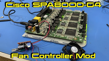 Cisco SPA8000-G4 VoIP Fan Quietener Mod