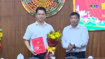 Tân Trụ: Công bố quyết định về công tác cán bộ | LONG AN TV