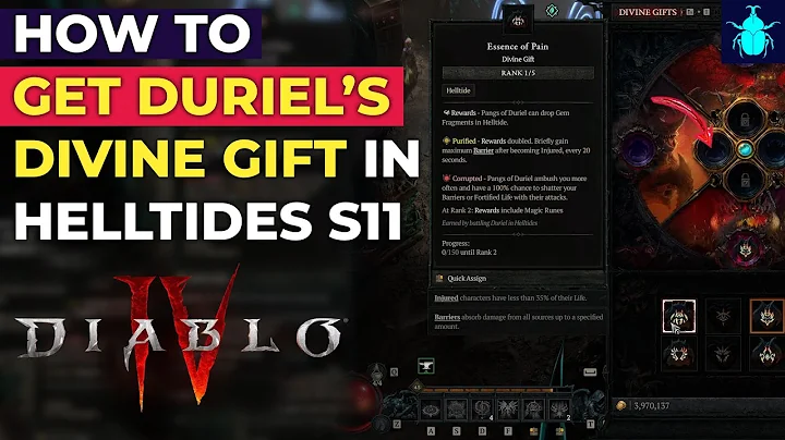 Diablo 4 Season 11: How to Get Duriel’s Divine Gift (Corrupted Horn & Essences Explained)