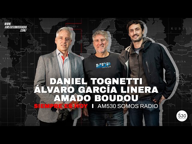 Álvaro García Linera y Amado Boudou con Daniel Tognetti  I  Siempre es hoy