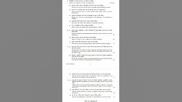 Botany Paper-I (Optional Subjects) Civil Services (Main) Examination, 2021