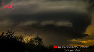 🔴 Big Kansas Storms - Live Storm Chase