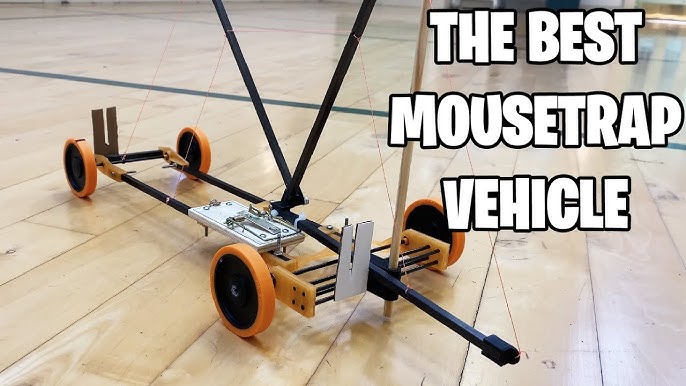 Nyancat mousetrap car, Another school project; a wooden rac…