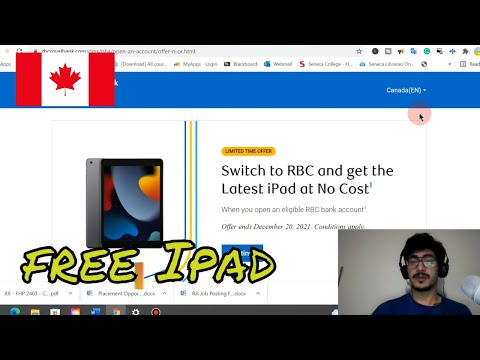 Get latest iPad 9th generation from RBC by opening a bank account in RBC, Canada