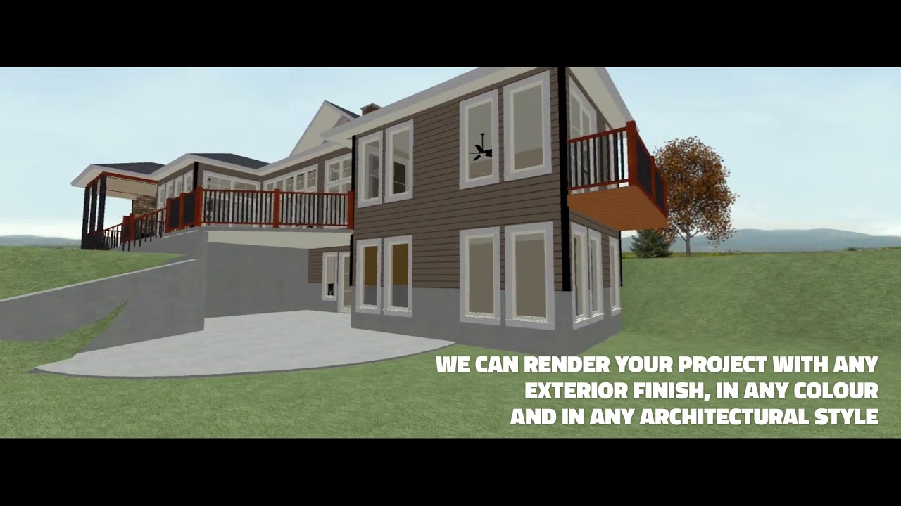 3D Virtual Exterior Home Tour Landen Design Build YouTube