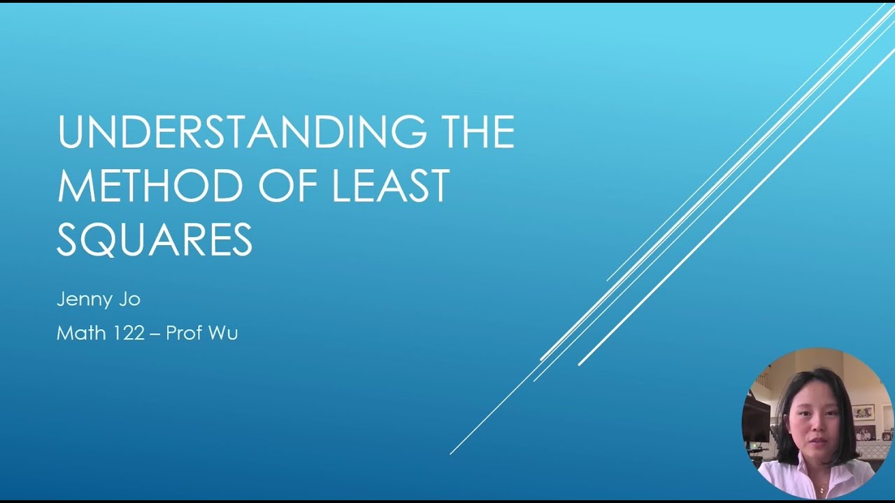 7 5 Understanding the Method of Least Squares - YouTube