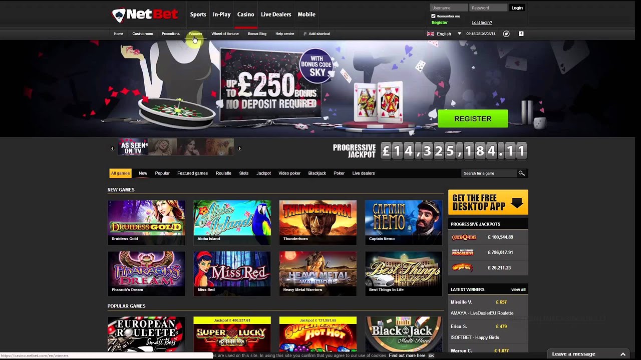 NetBet Casino UK – a fantastic place to start your casino adventure