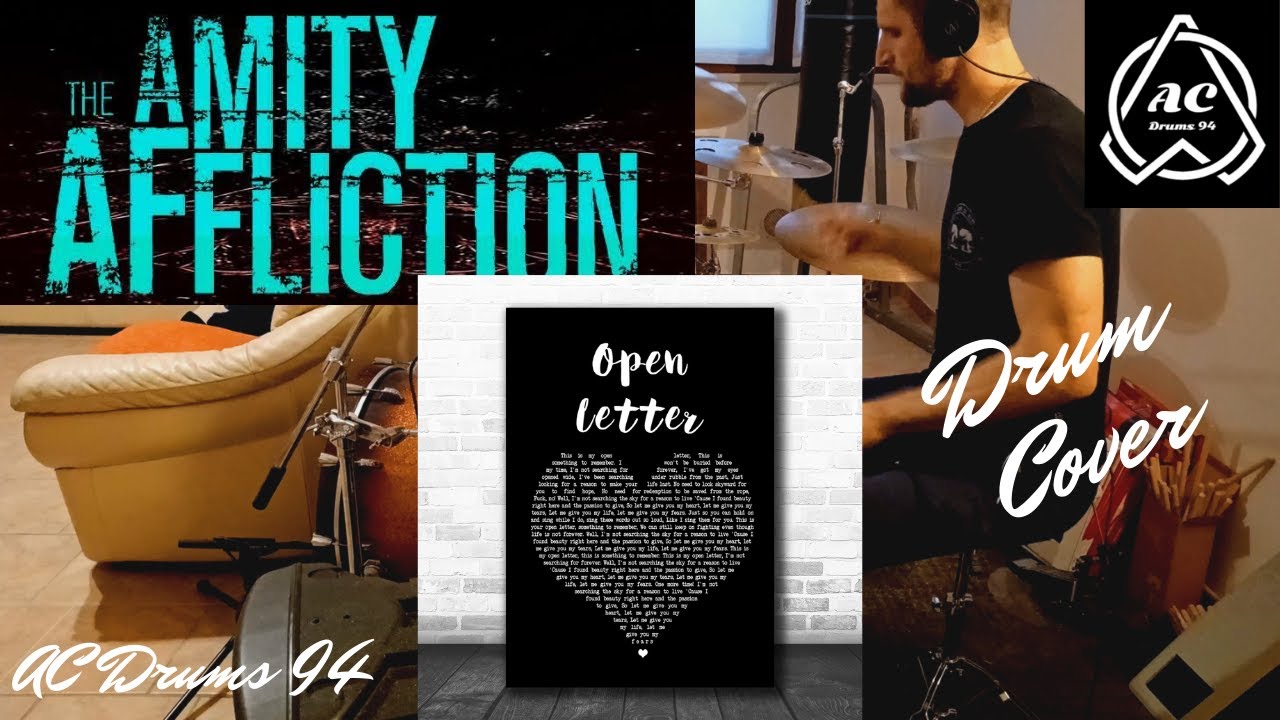 The Amity Affliction - Open Letter | Drum cover | AC Drums 94 The Amity Affliction - Open Letter | Drum cover | AC Drums 94