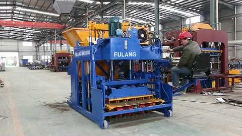 FL10-15 automatic mobile egg laying hollow brick block laying machine