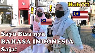 ORANG KOREA Coba Ngomong BAHASA INDONESIA Kepada ORANG MALAYSIA di KOREA
