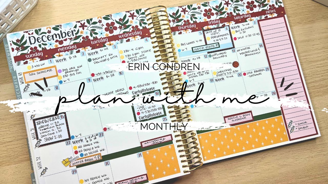 PLAN WITH ME | DAILY DUO | ERIN CONDREN PLAN WITH ME | DAILY DUO PLAN ...