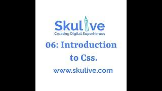 06 Introduction To Css