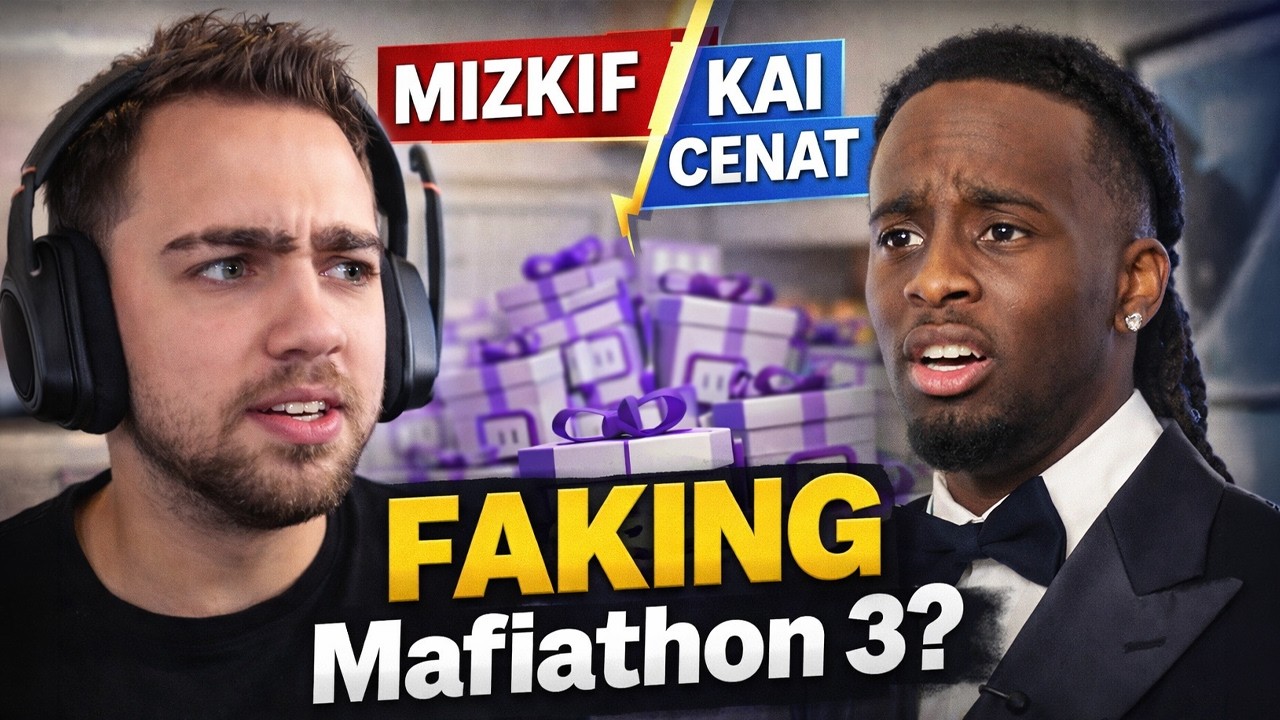 Mizkif обвиняет Кая Чената в фальсификации результатов Mafiathon 3 Subs