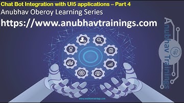 Part 4 Chat bot integration with UI5 App | Conversational AI Integration with Fiori App