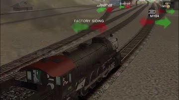 Trainz crash comedies: PA 4-8-2 crashes into a train