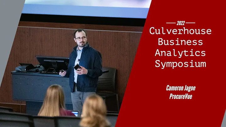 Cameron Jagoe | 2022 Culverhouse Business Analytics Symposium