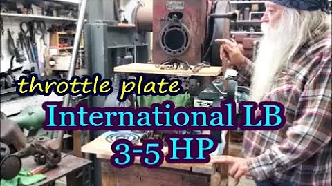 International LB Engine how to install throttle plate