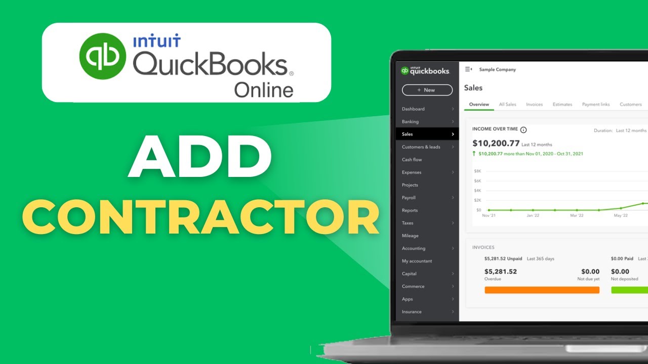 How to Add Contractors in QuickBooks Online - YouTube