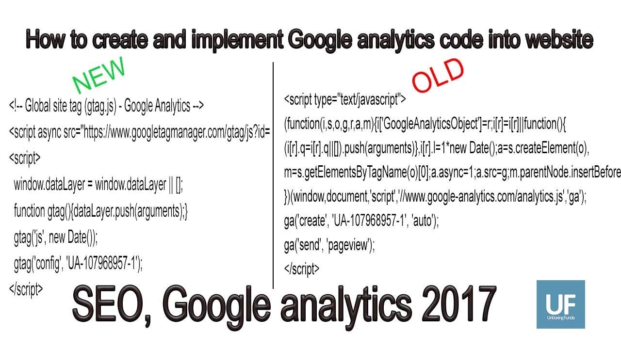 How to create Google analytics new unified Global Site Tag gtag.js and ...