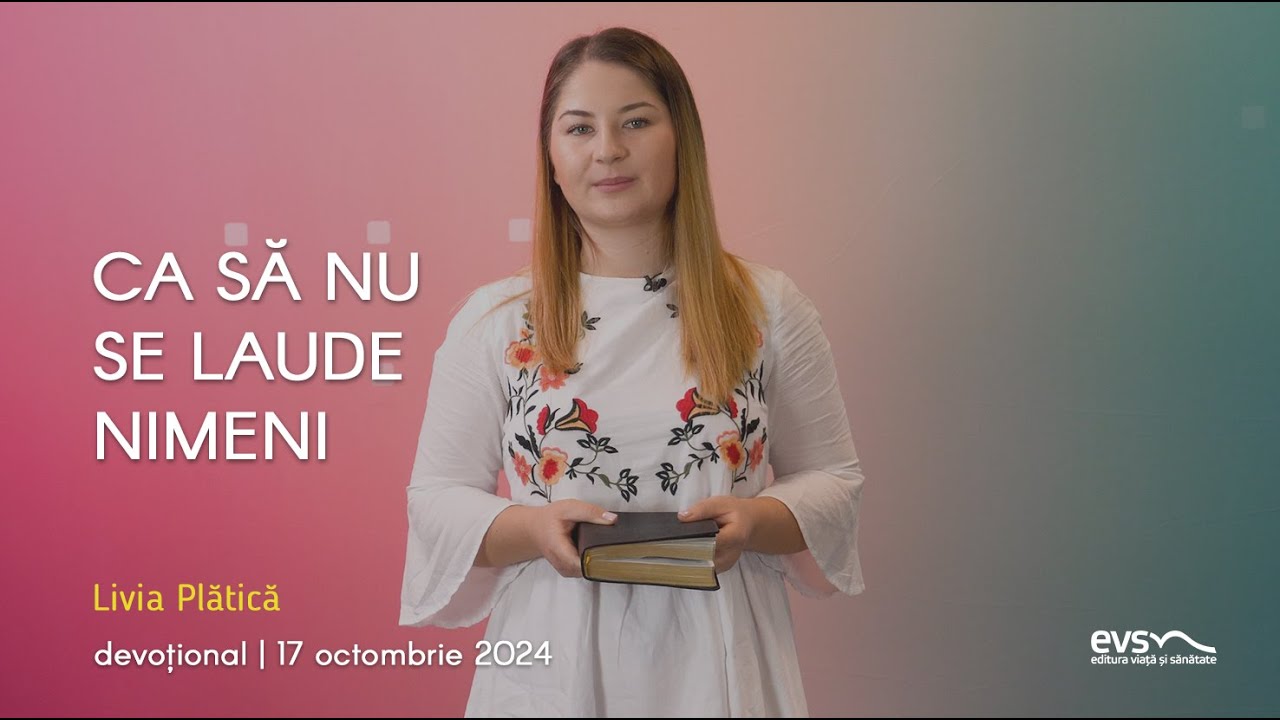 CA SĂ NU SE LAUDE NIMENI