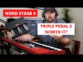 Nord stage 4  do you need the triple pedal 2