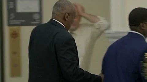 Cosby's Accuser, Wife Watch Defense's Argument