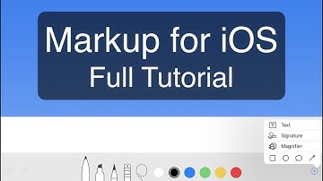 Markup for iPhone & iPad - Full iOS Tutorial