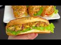 Le sandwich le plus savoureux et extra moelleux sandwich poulet marin  ramadan 2024 