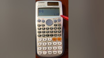 Adding fractions with the Casio fx-115ES PLUS