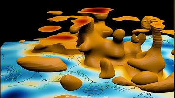 Princeton University 3D map of Earth
