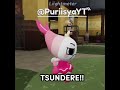 EH !?, I-I.. IM NOT A TSUNDERE SENPAI !! #tsundere #shrimpo #fypシ゚viral