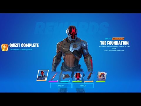 Fortnite Complete &rsquo;The Foundation&rsquo; Quests Guide - How to Unlock All The Foundation Rewards