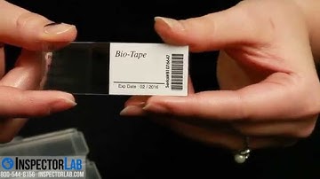 How To Collect A Bio Tape Sample