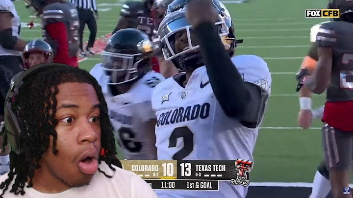 WE NEED COLORADO IN THE CFP! No. 20 Colorado Buffaloes vs. Texas Tech Red Raiders Highlights