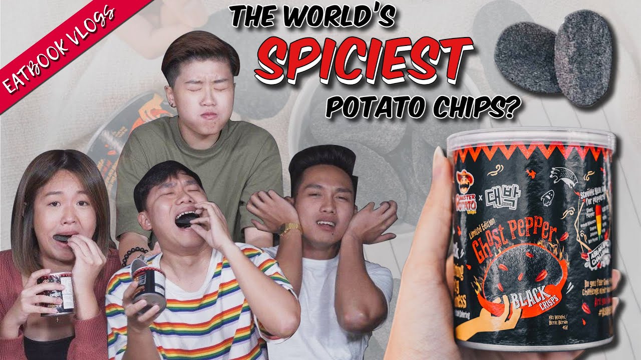 We Tried The Infamous Ghost Pepper Chips   Eatbook Vlogs   EP 59