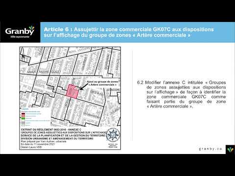 Projet de règlement PP34-2021