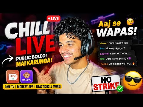 🔴 CHILL LIVE 😎 | Bade Dino Baad Wapas! 🔥 | Total Masti Lesgoo People | XD VIVEK