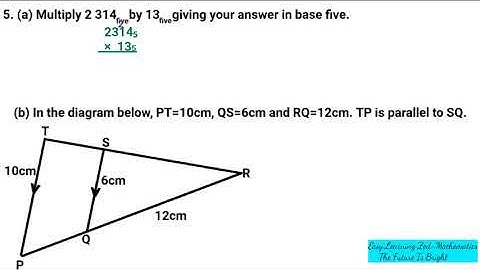 Multiplying numbers in base five