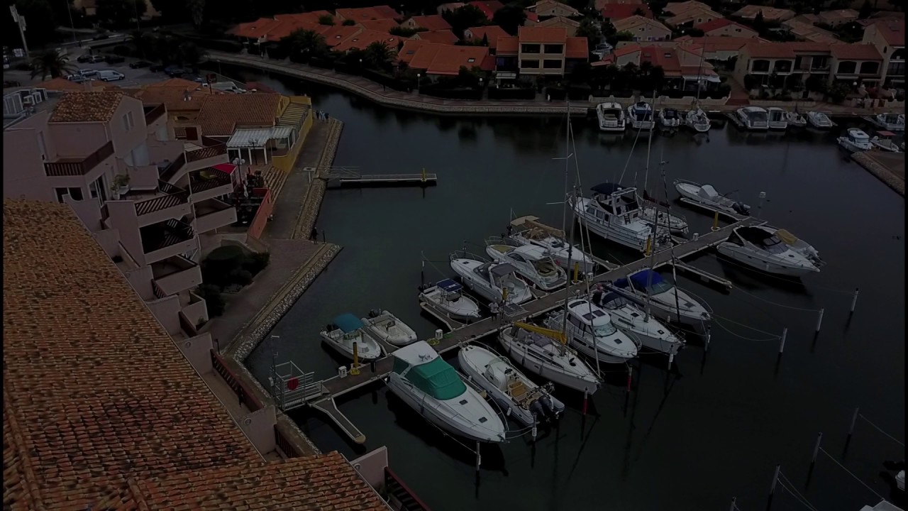 St Cyprien Plage Marina / Port / France YouTube