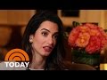 Amal Clooney: Human Rights Lawyer On Her Reluctant Celeb Status | TODAY