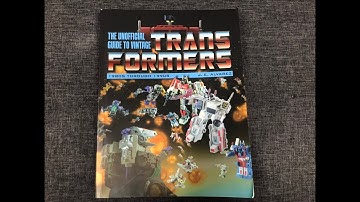 Transformers generation one complete collection. Unofficial guide reference book vintage G1 takara